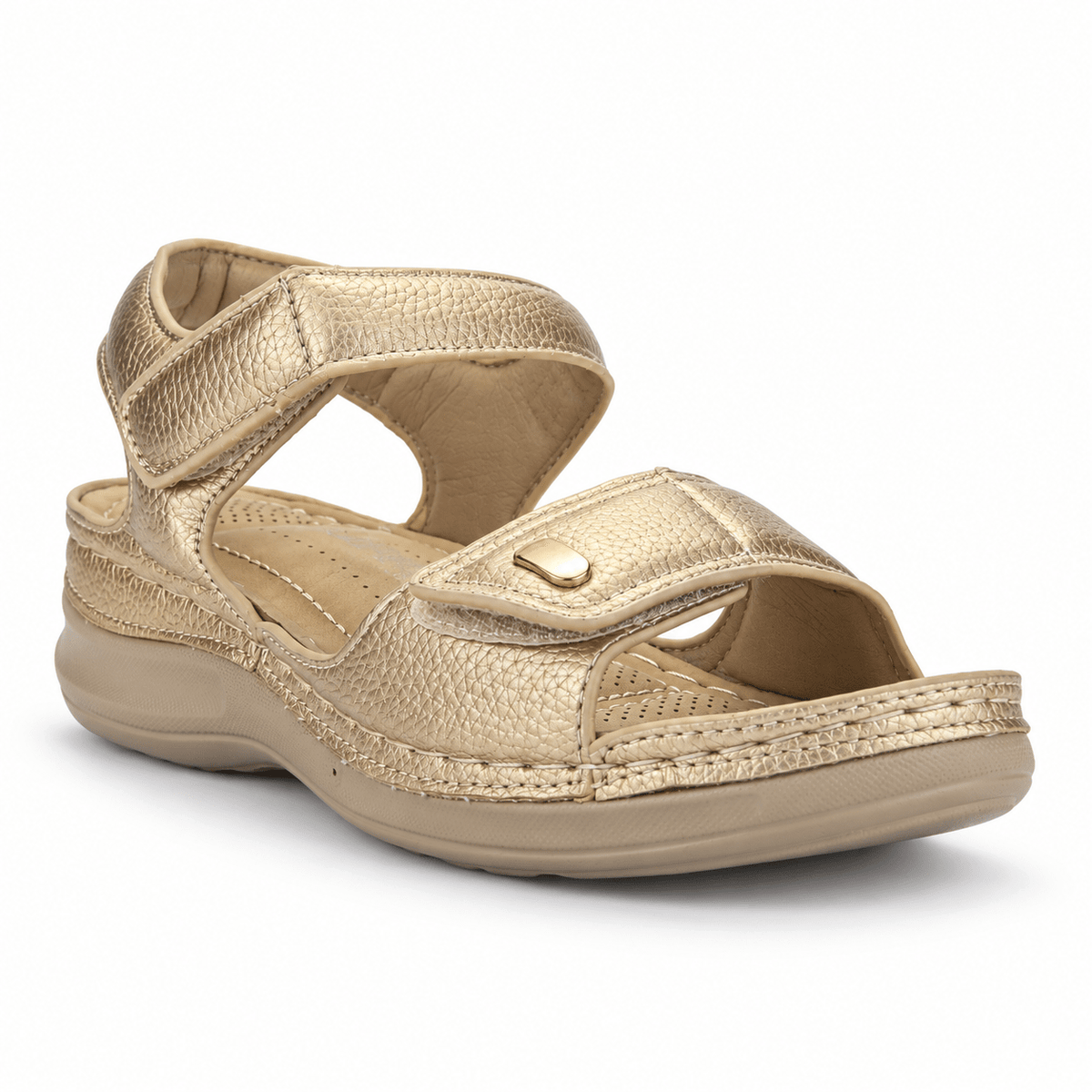 Sandalia Dorado Mujer Casual Chalada Kon Chalada 