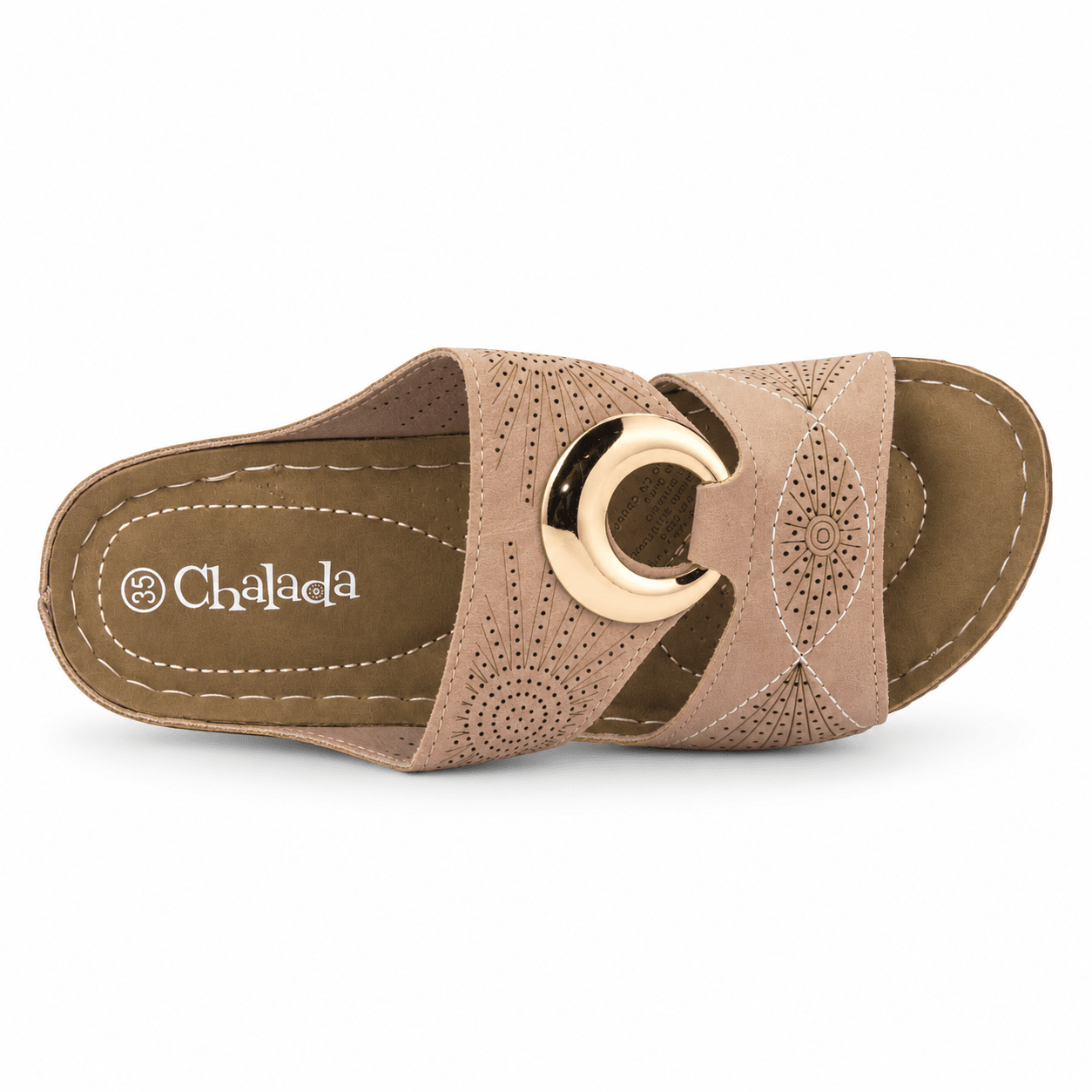 Sandalia Dorado Mujer Casual Chalada Kon Chalada 