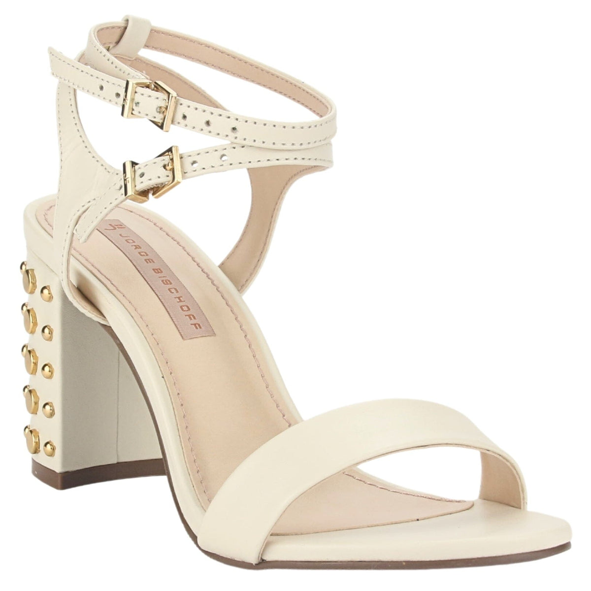 Sandalia Jorgebischoff Mujer J15793017 Blanco Casual Sandalias Taco Jorge Bischoff 