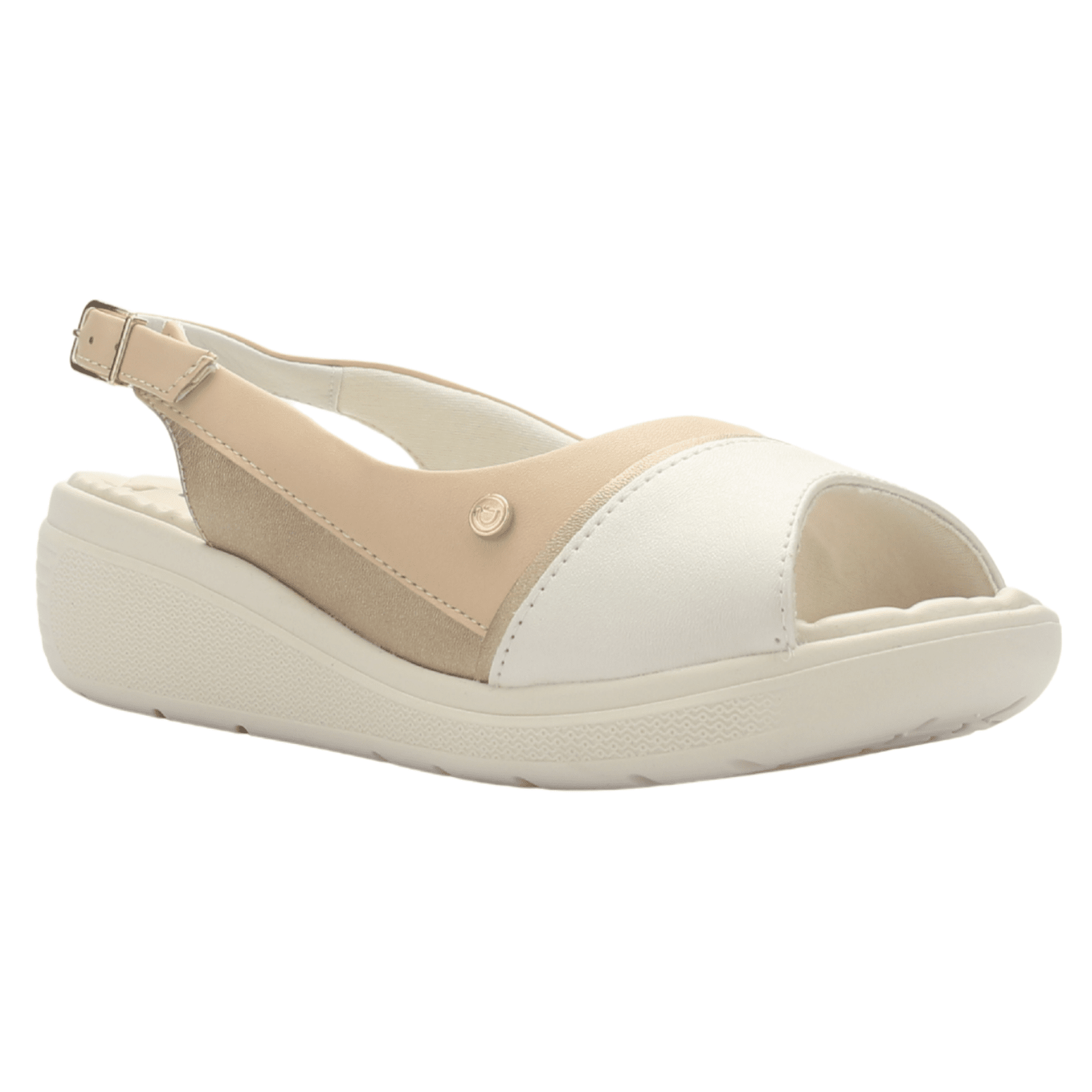 Sandalia Mujer Beige Comfortflex 2586405 Casual Sandalias Comfortflex 