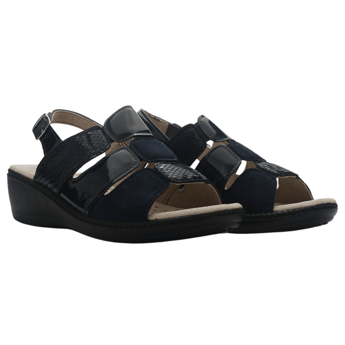 Sandalia Mujer Casual Azul Marino Chalada Lupe-85 Sandalias Chalada 