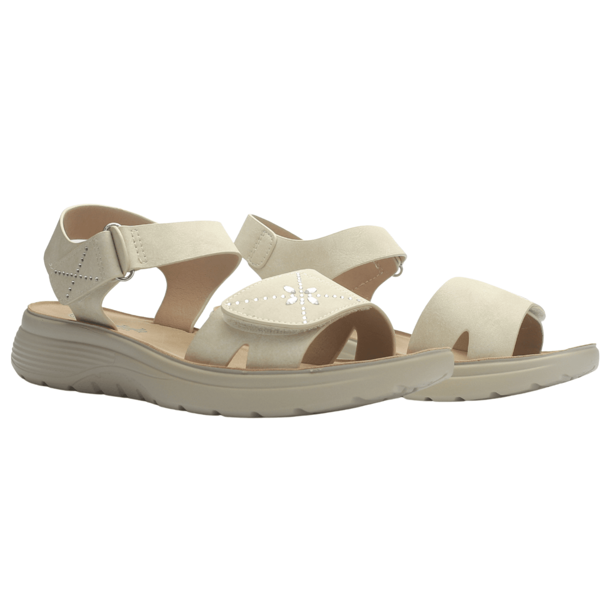 Sandalia mujer Casual Beige Chalada Bless-1 Sandalias Chalada 