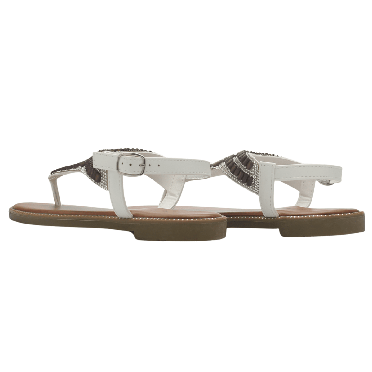 Sandalia Mujer Casual Blanco Chalada Buckel-5 Sandalias Chalada 