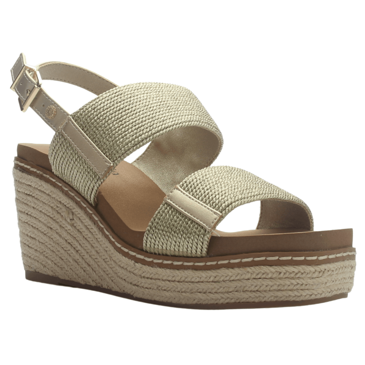 Sandalia mujer Casual Dorada Chalada Polefom-1 Sandalias Chalada 