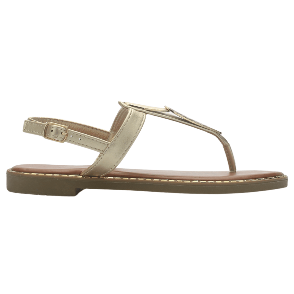 Sandalia Mujer Casual Dorado Chalada Buckel-4 Sandalias Chalada 