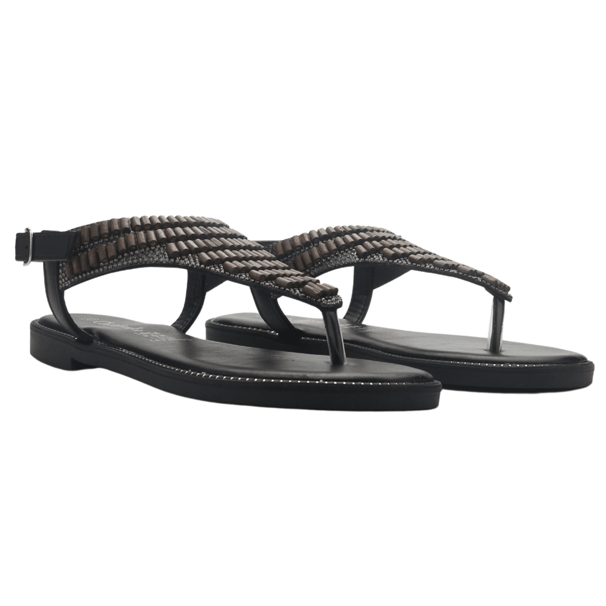 Sandalia Mujer Casual Negro Chalada Buckel-5 Sandalias Chalada 