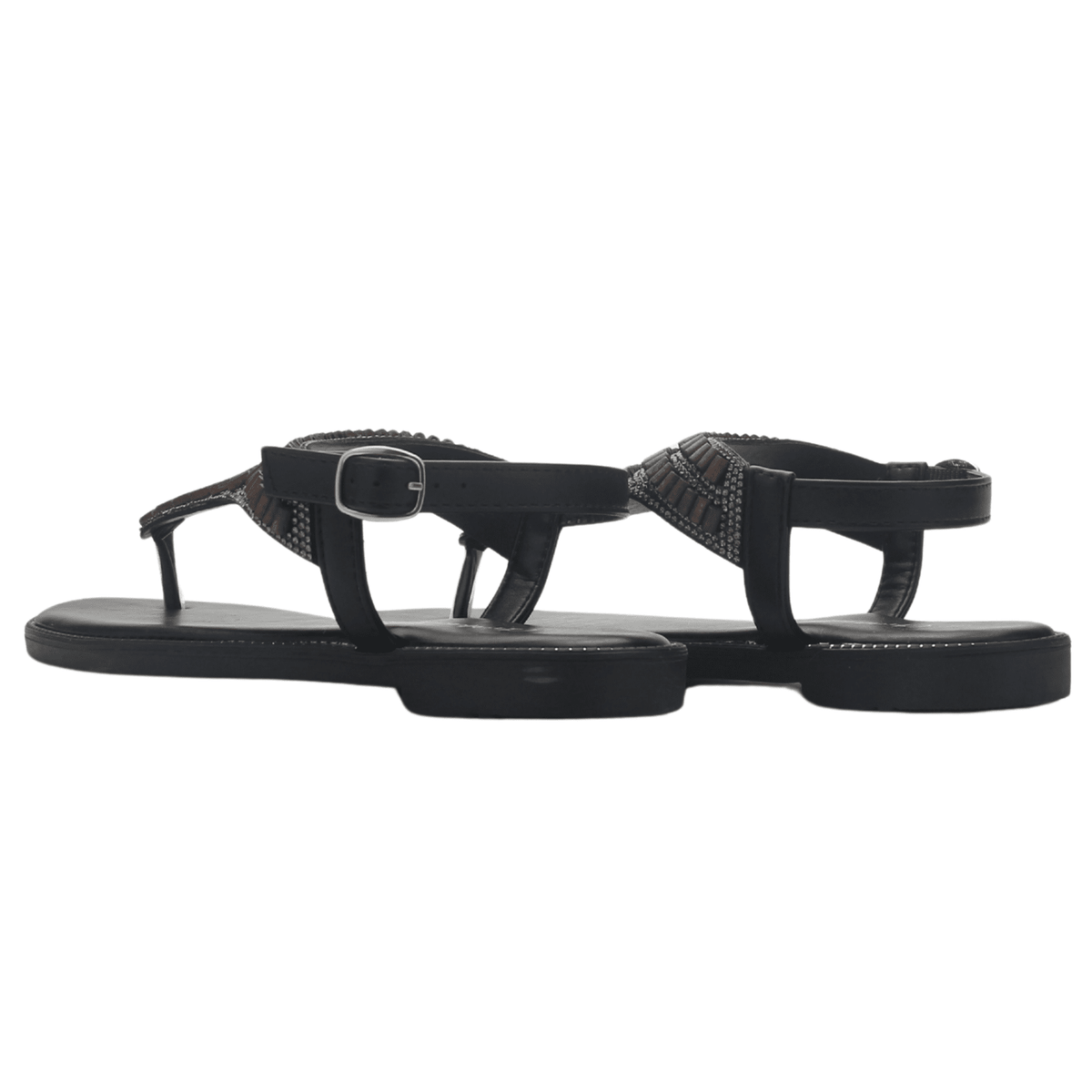 Sandalia Mujer Casual Negro Chalada Buckel-5 Sandalias Chalada 