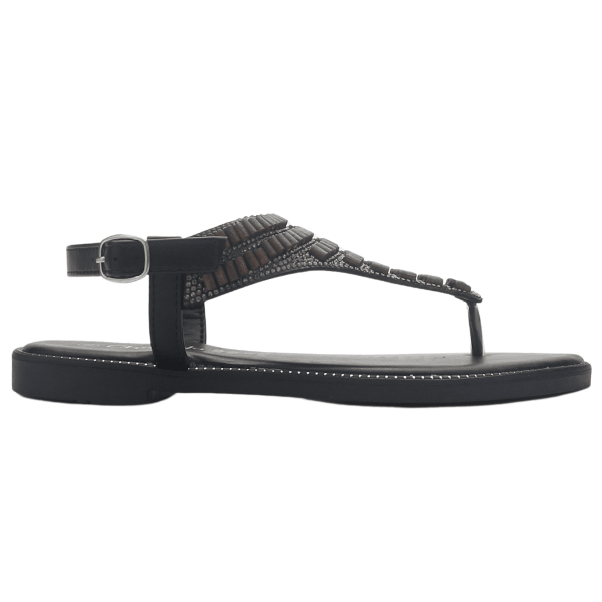 Sandalia Mujer Casual Negro Chalada Buckel-5 Sandalias Chalada 