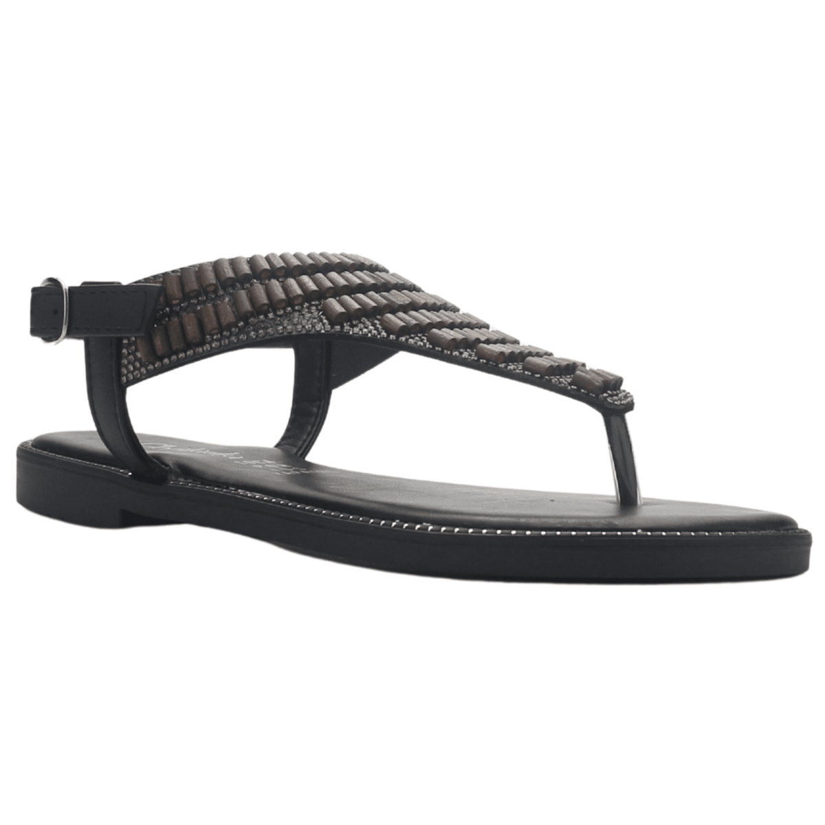 Sandalia Mujer Casual Negro Chalada Buckel-5 Sandalias Chalada 