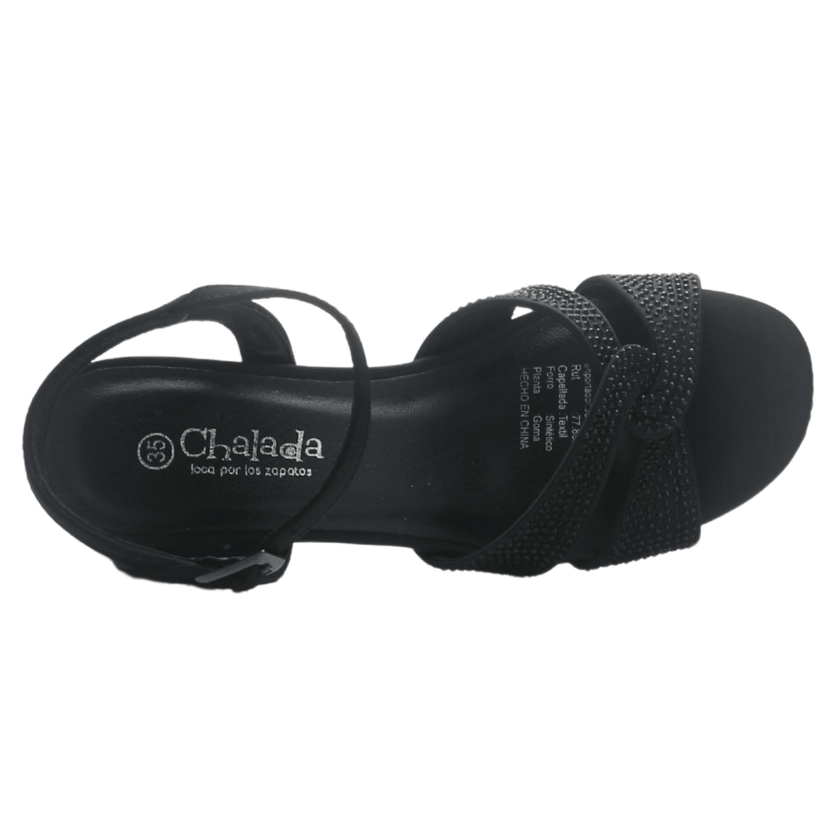 Sandalia mujer Casual Negro Chalada Fira-2 Sandalias Chalada 