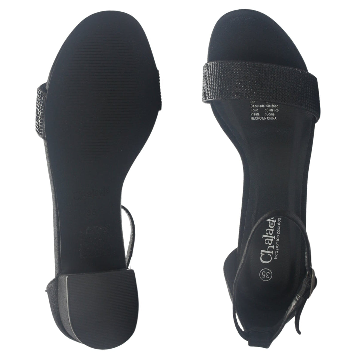 Sandalia Mujer Chalada Fadia-4 Negro Casual Sandalias Chalada 