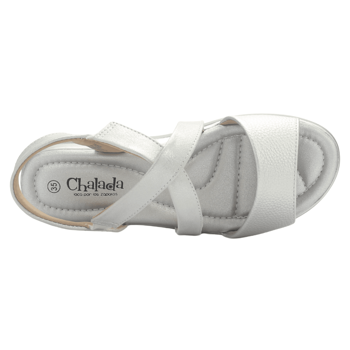 Sandalia Mujer Chalada Floro-6 Plateado Casual Sandalias Chalada 