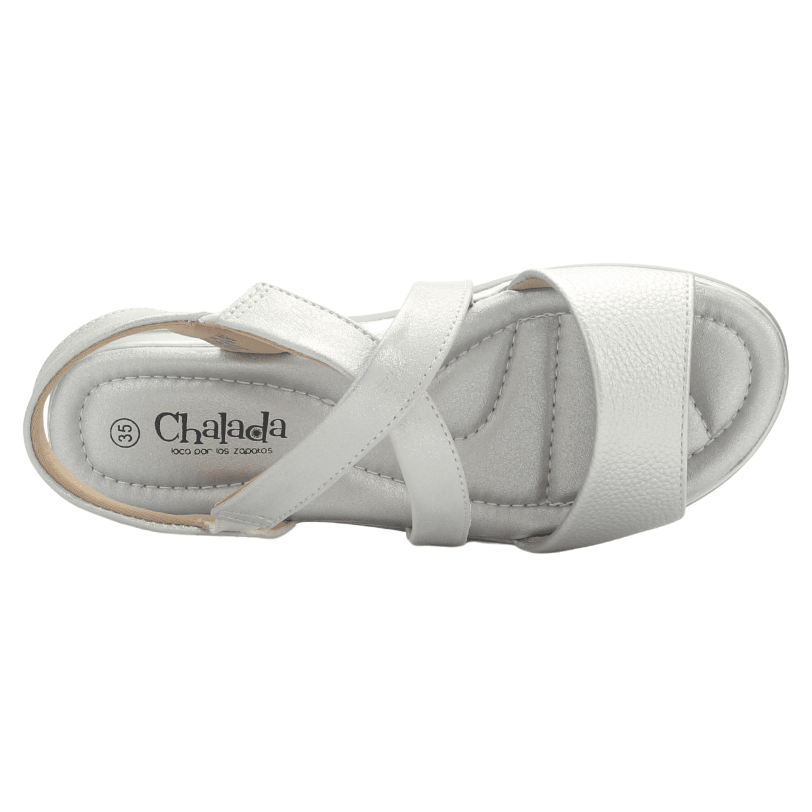 Sandalia Mujer Chalada Floro-6 Plateado Casual Sandalias Chalada 