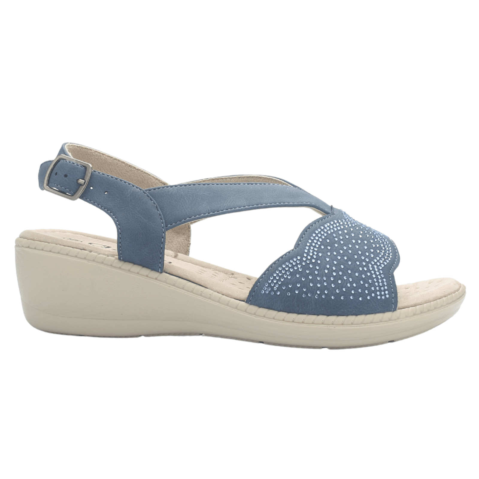 Sandalia Mujer Chalada Lupe-81 Azul Casual Sandalias Chalada 35 Azul 