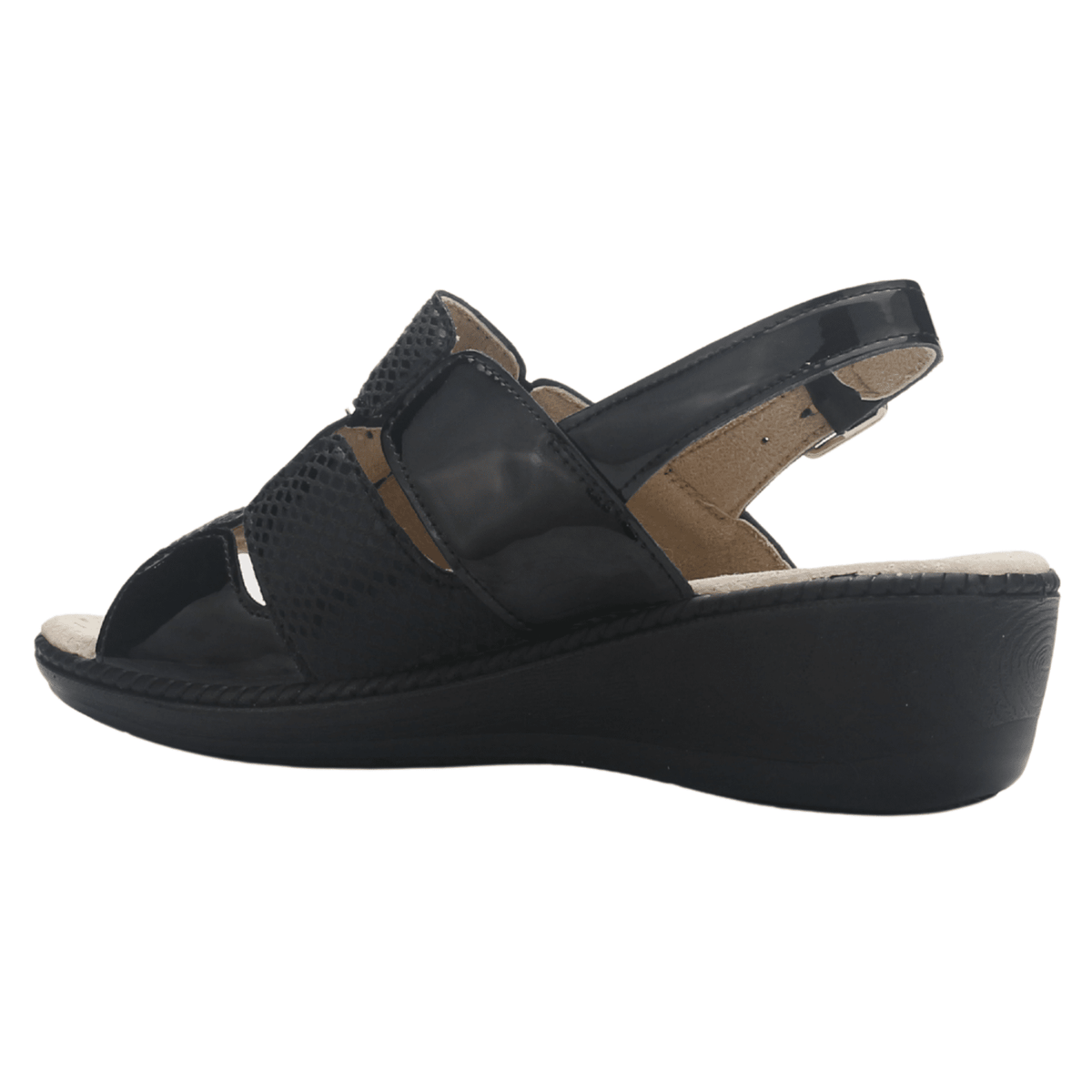 Sandalia Mujer Chalada Lupe-85 Negro Casual Sandalias Chalada 