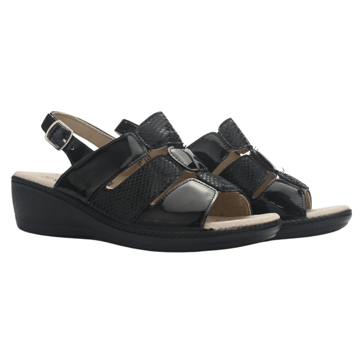 Sandalia Mujer Chalada Lupe-85 Negro Casual Sandalias Chalada 