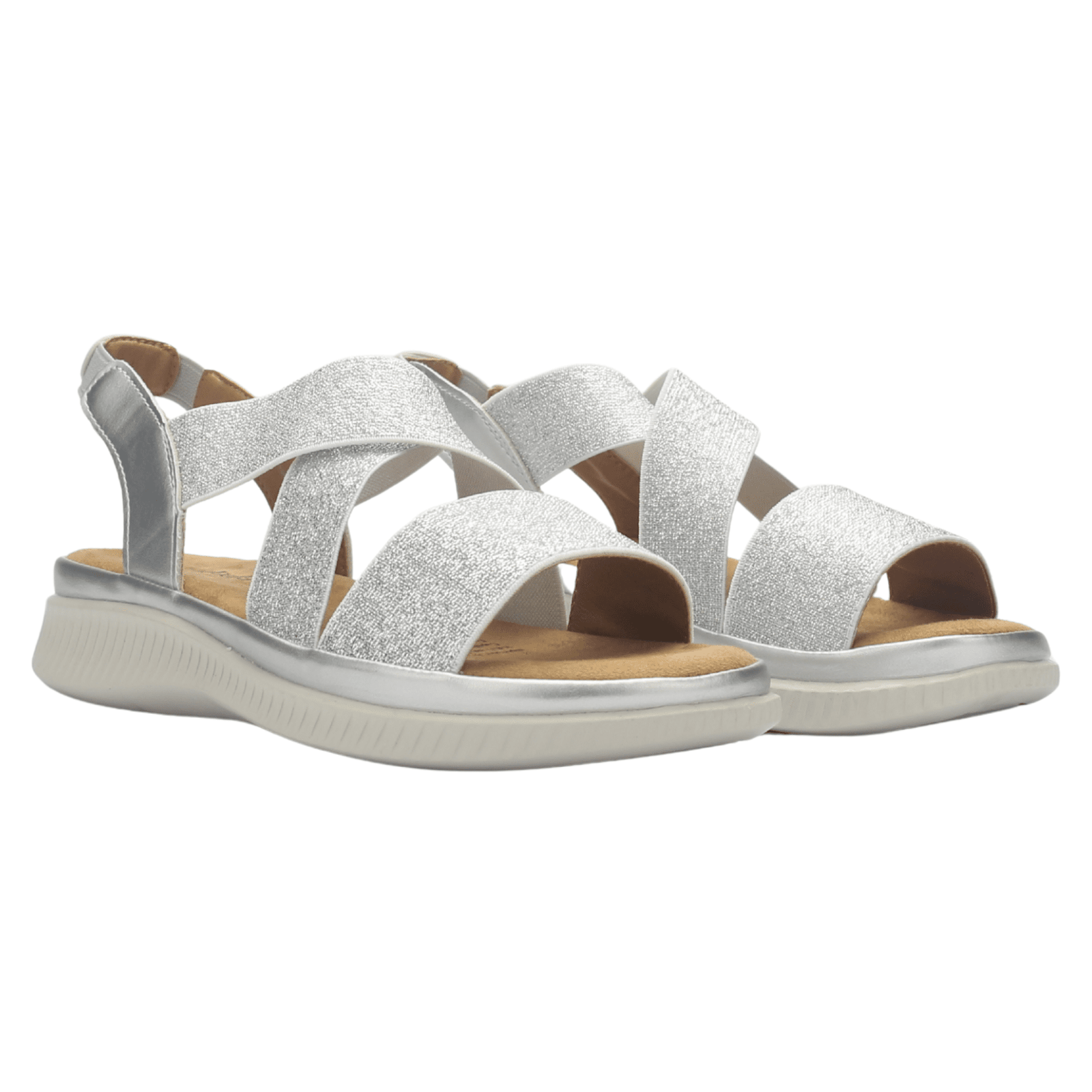 Sandalia Mujer Chalada Malibu-1 Plateado Casual Sandalias Chalada 