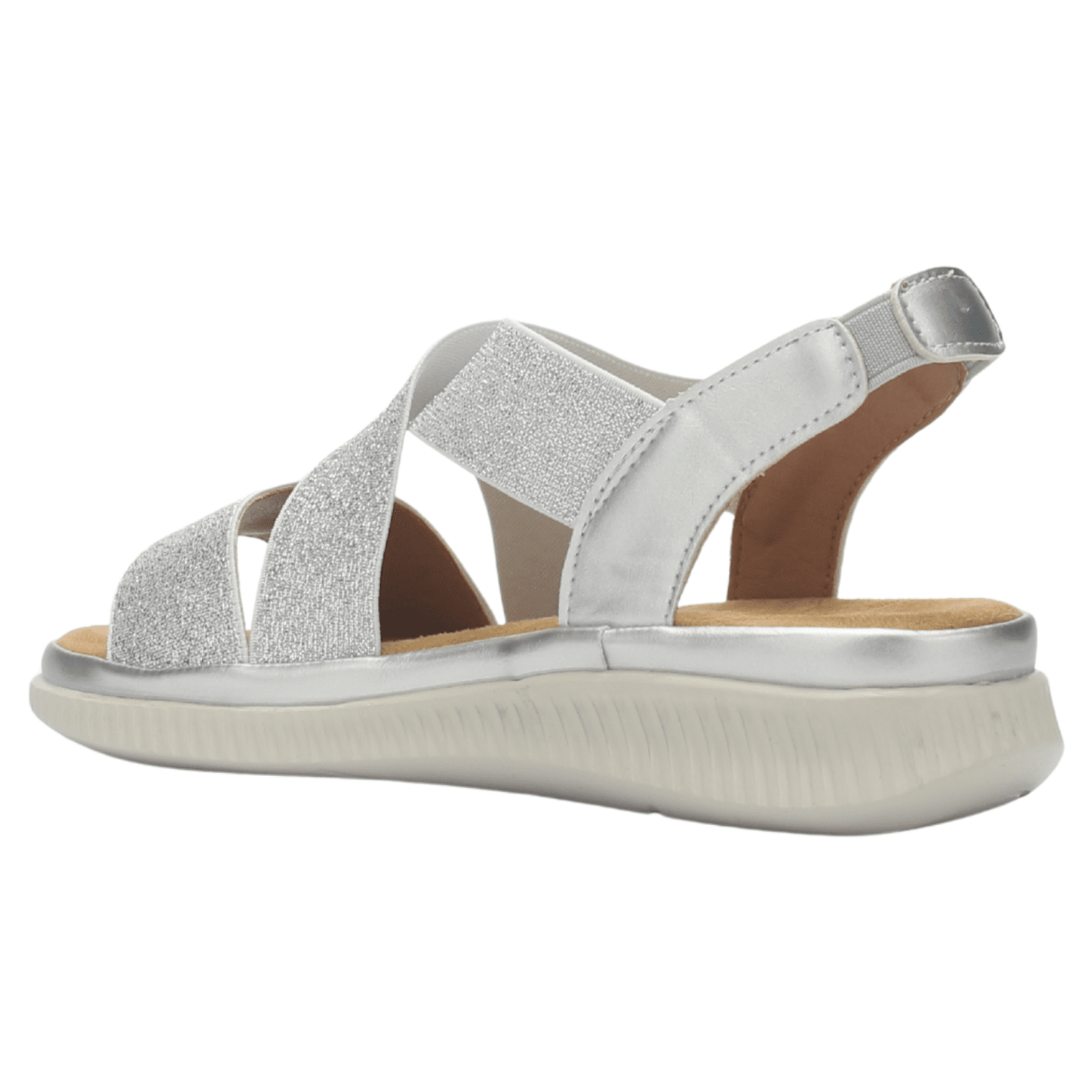 Sandalia Mujer Chalada Malibu-1 Plateado Casual Sandalias Chalada 