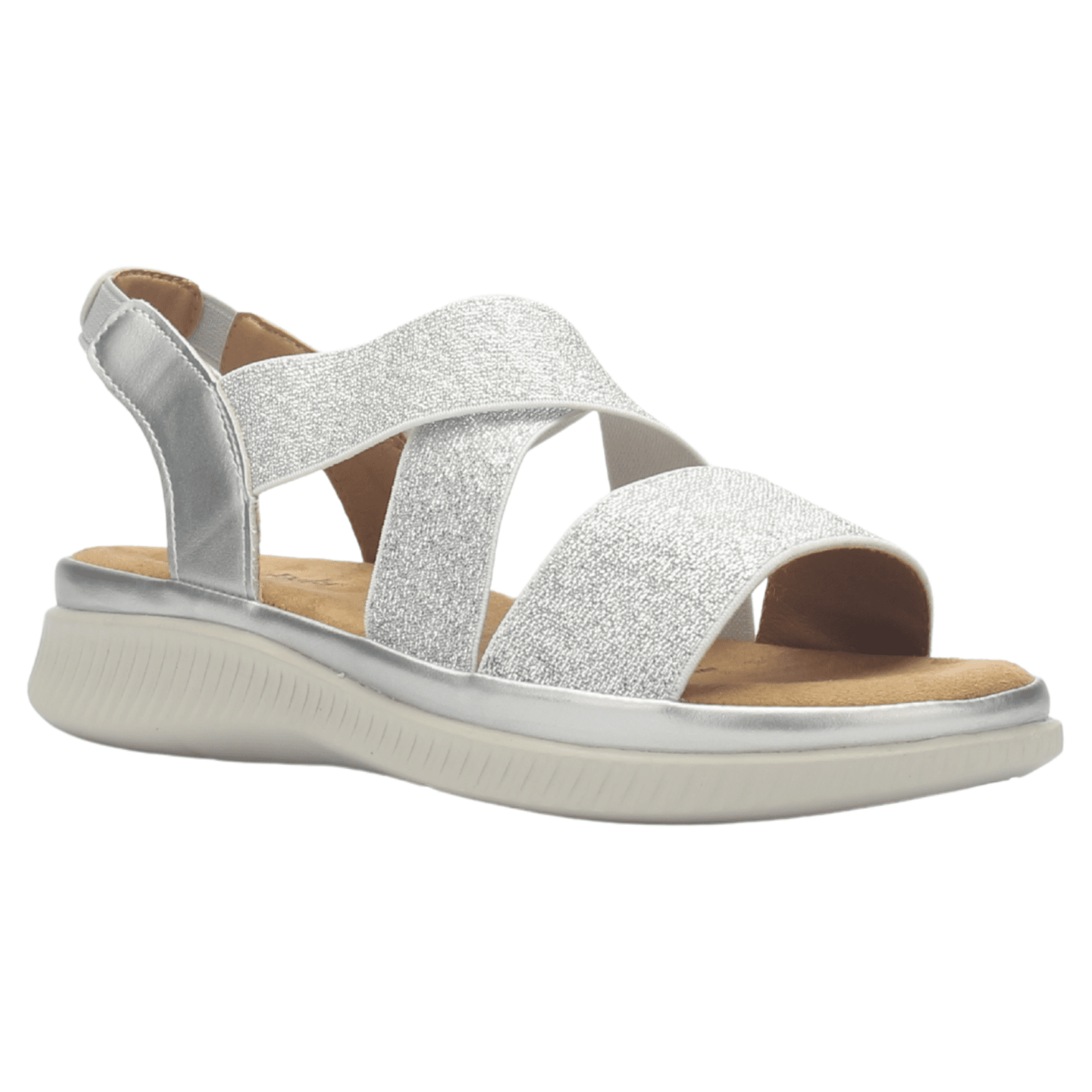 Sandalia Mujer Chalada Malibu-1 Plateado Casual Sandalias Chalada 