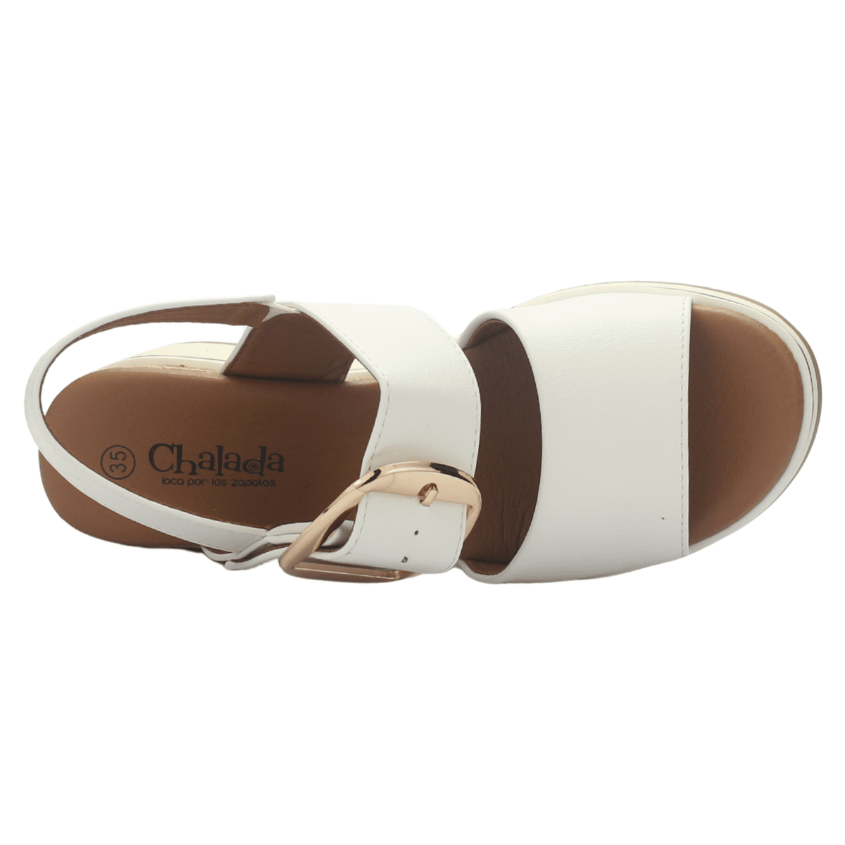 Sandalia Mujer Chalada Monaco-1 Blanco Casual Sandalias Chalada 