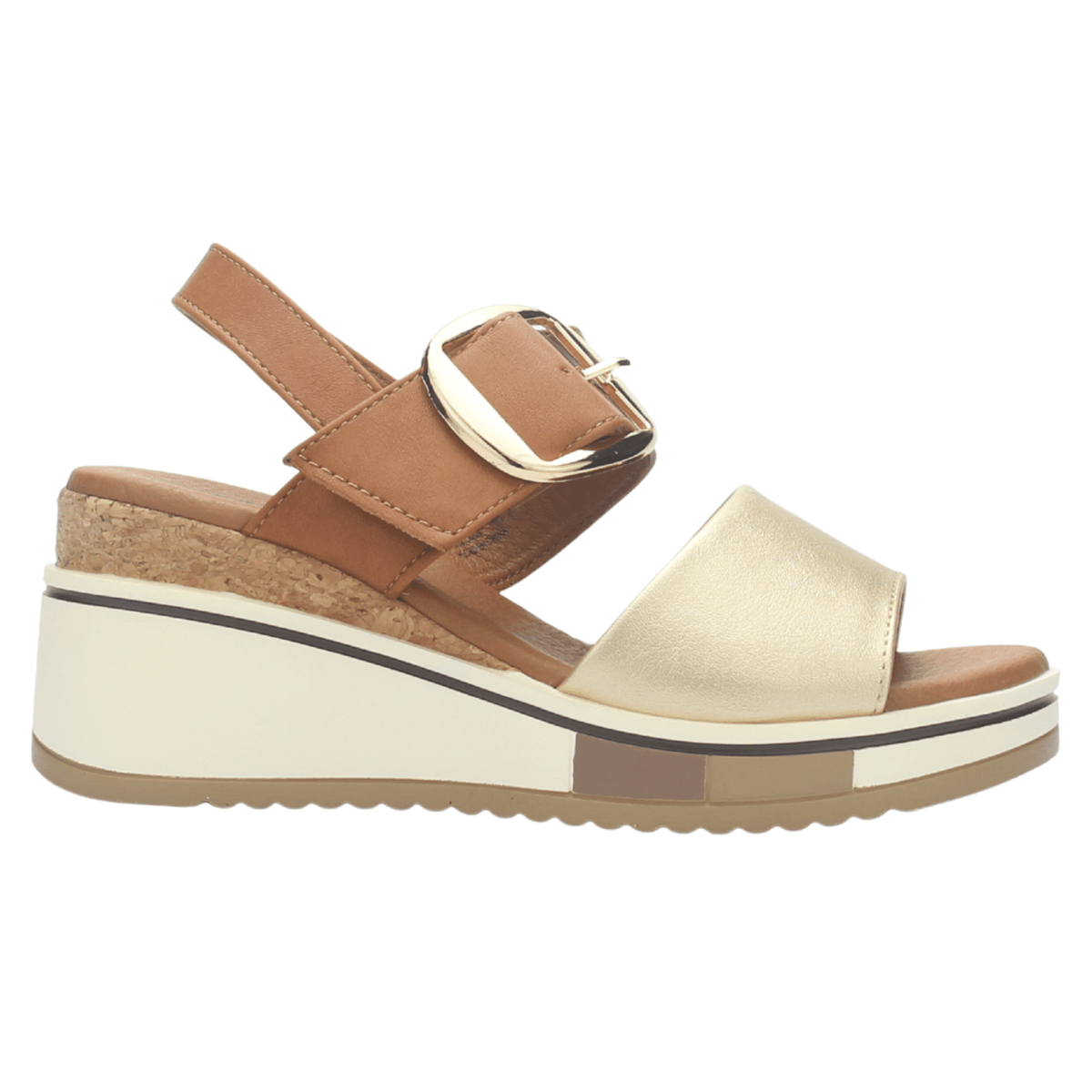 Sandalia Mujer Chalada Monaco-1 Dorado Casual Sandalias Chalada 