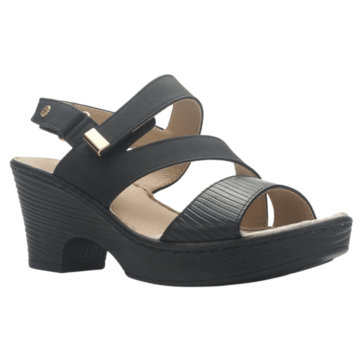 Sandalia Mujer Chalada Notina-1 Negro Casual Sandalias Chalada 