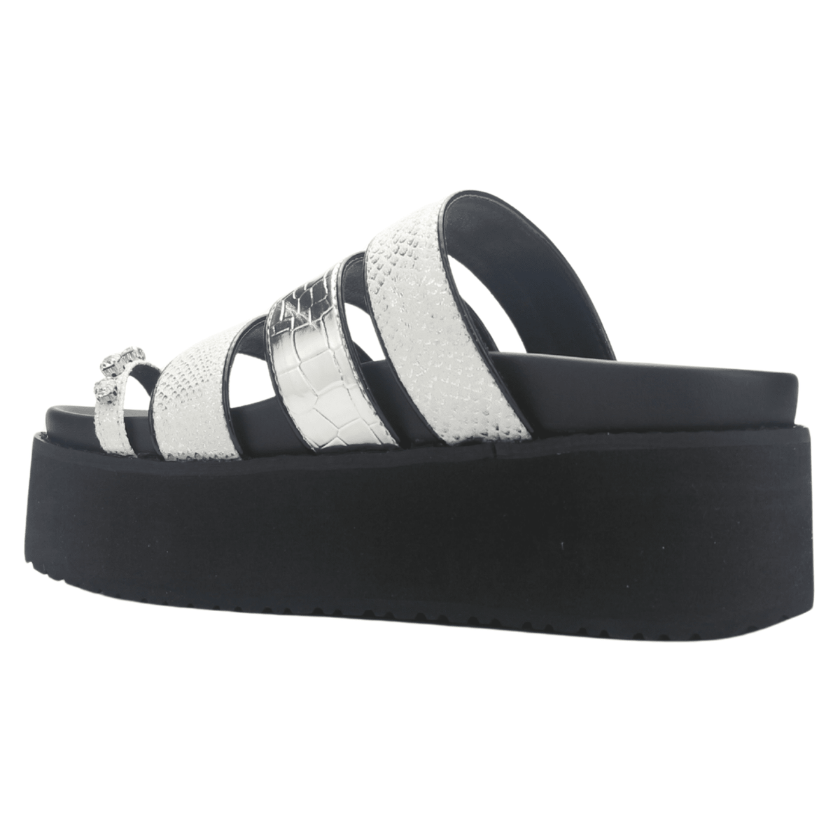 Sandalia Mujer Chalada Viru-21 Plateado Casual Sandalias Chalada 
