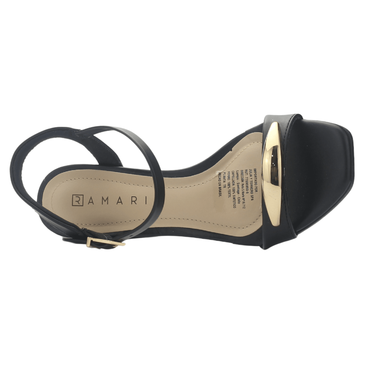 Sandalia Mujer de color Negro Ramarim 2541202 Casual Sandalias Ramarim 