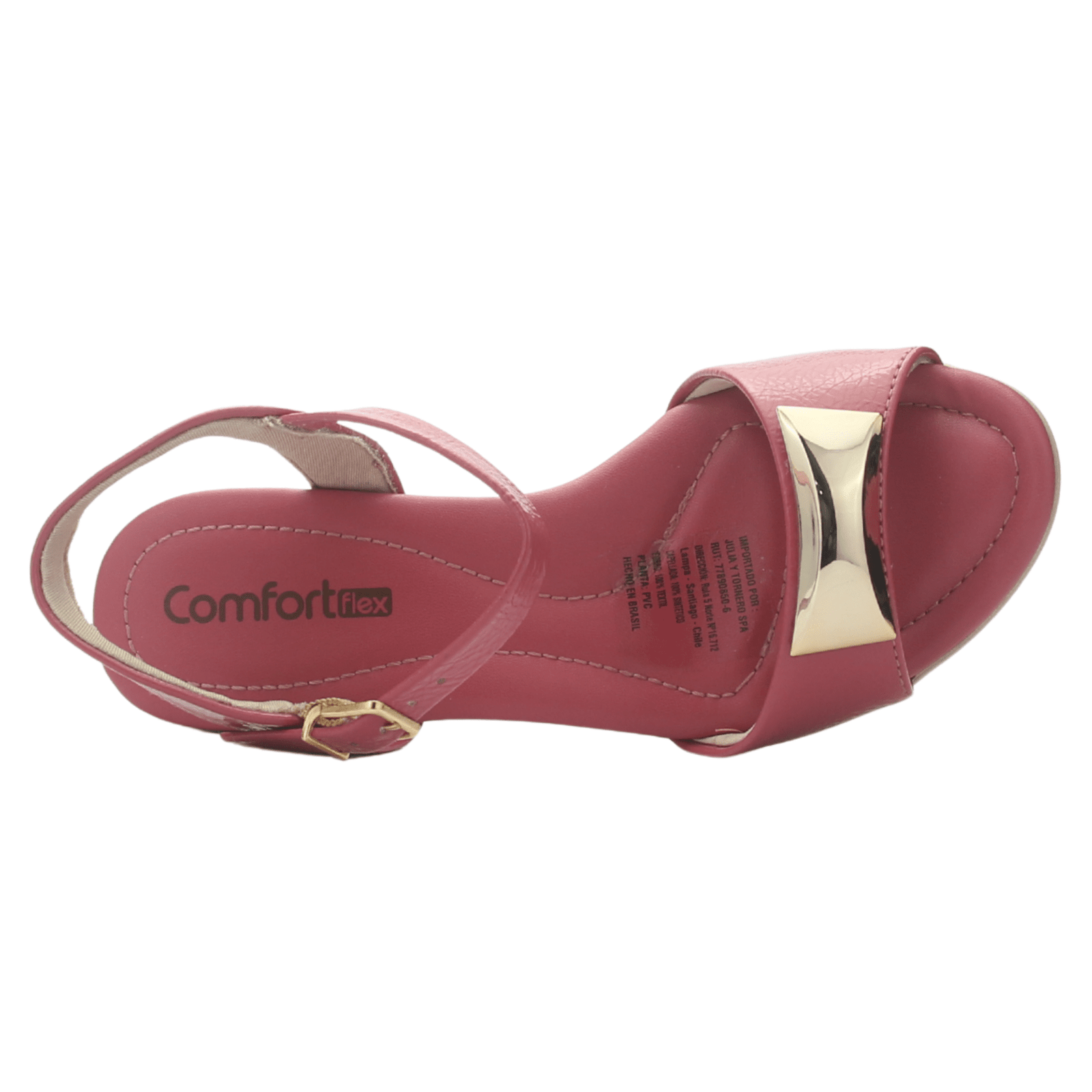 Sandalia Mujer Fucsia Comfortflex 2557402 Casual Sandalias Comfortflex 