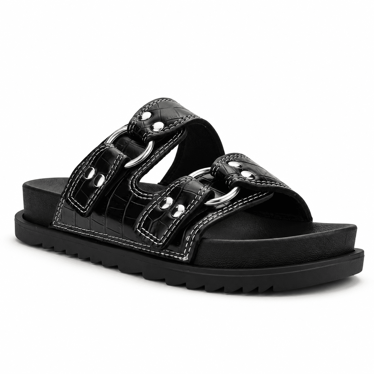 Sandalia Negro Mujer Casual Chalada Bora Chalada 