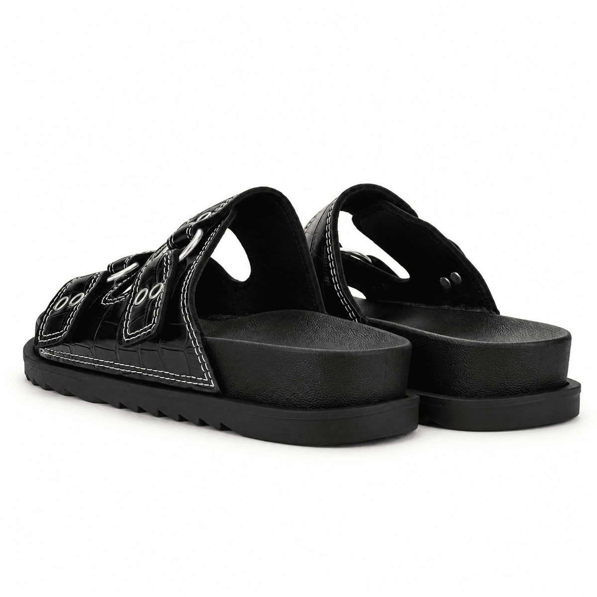 Sandalia Negro Mujer Casual Chalada Bora Chalada 