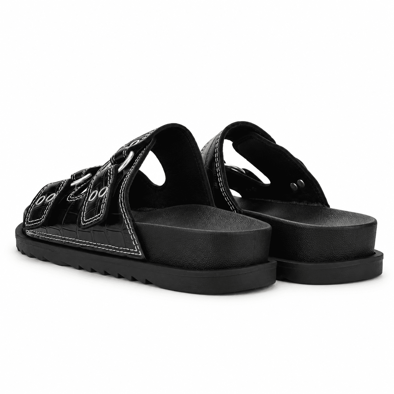 Sandalia Negro Mujer Casual Chalada Bora Chalada 