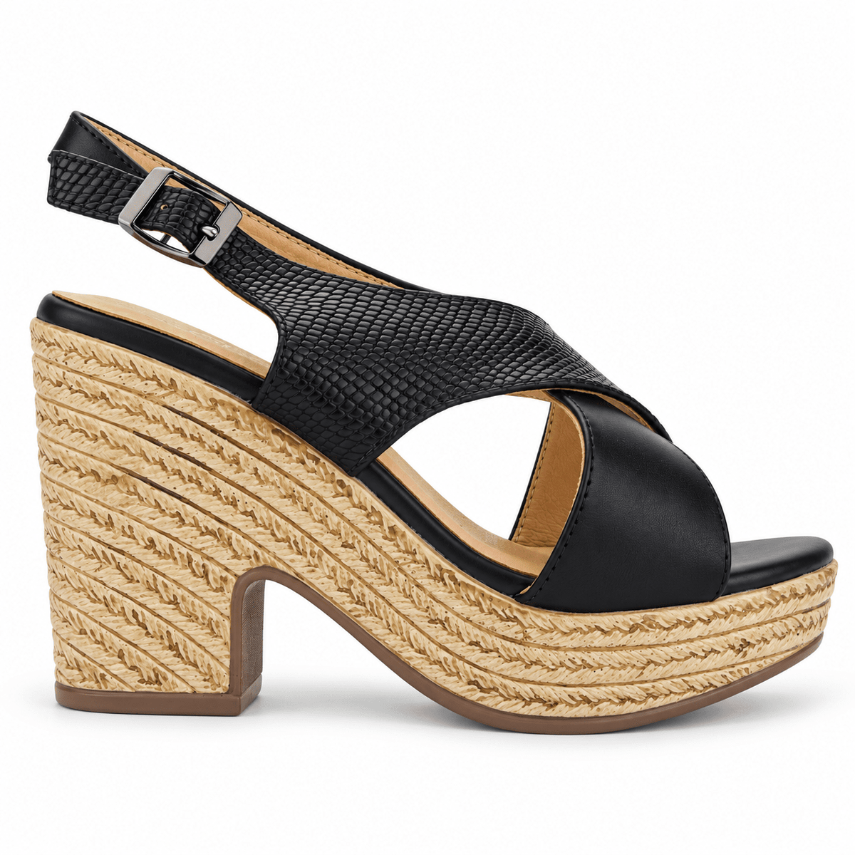 Sandalia Negro Mujer Casual Chalada Feliceh Chalada 