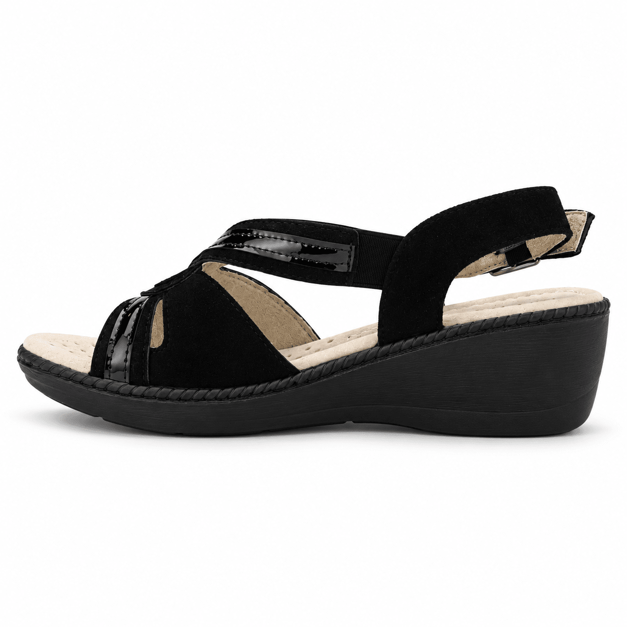Sandalia Negro Mujer Casual Chalada Lupe Chalada 