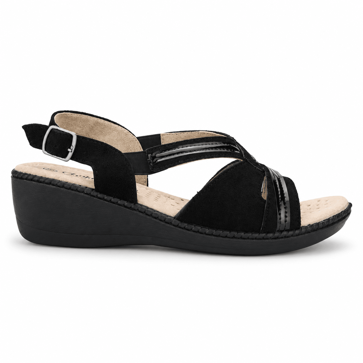Sandalia Negro Mujer Casual Chalada Lupe Chalada 