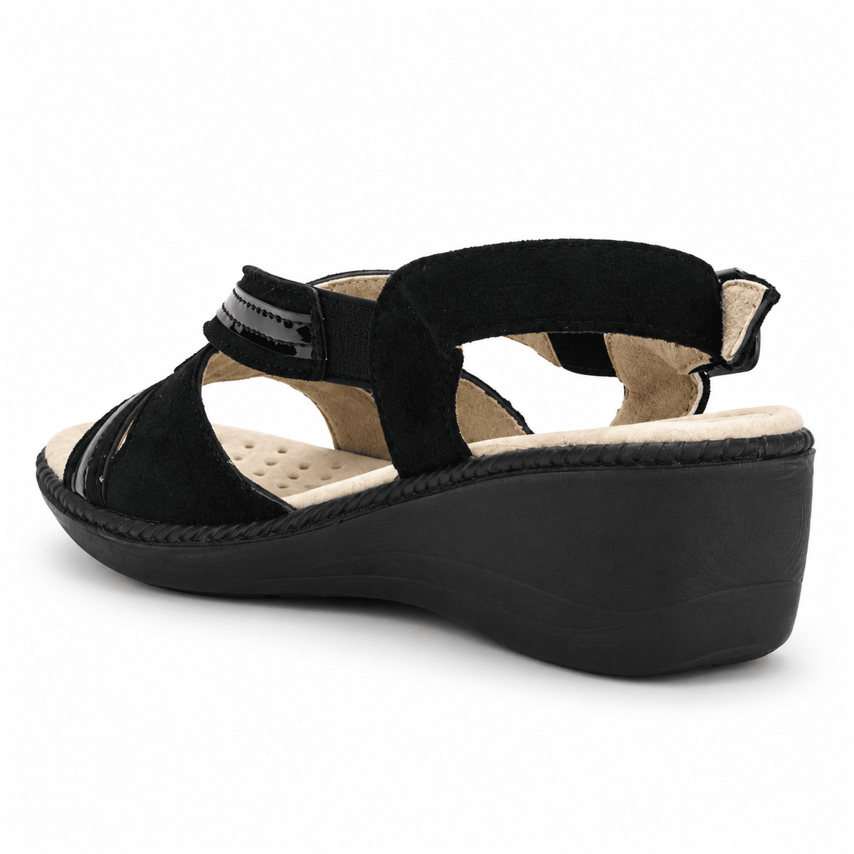 Sandalia Negro Mujer Casual Chalada Lupe Chalada 