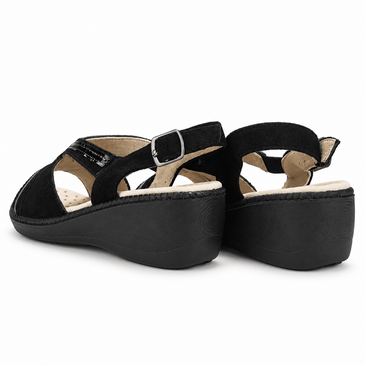 Sandalia Negro Mujer Casual Chalada Lupe Chalada 