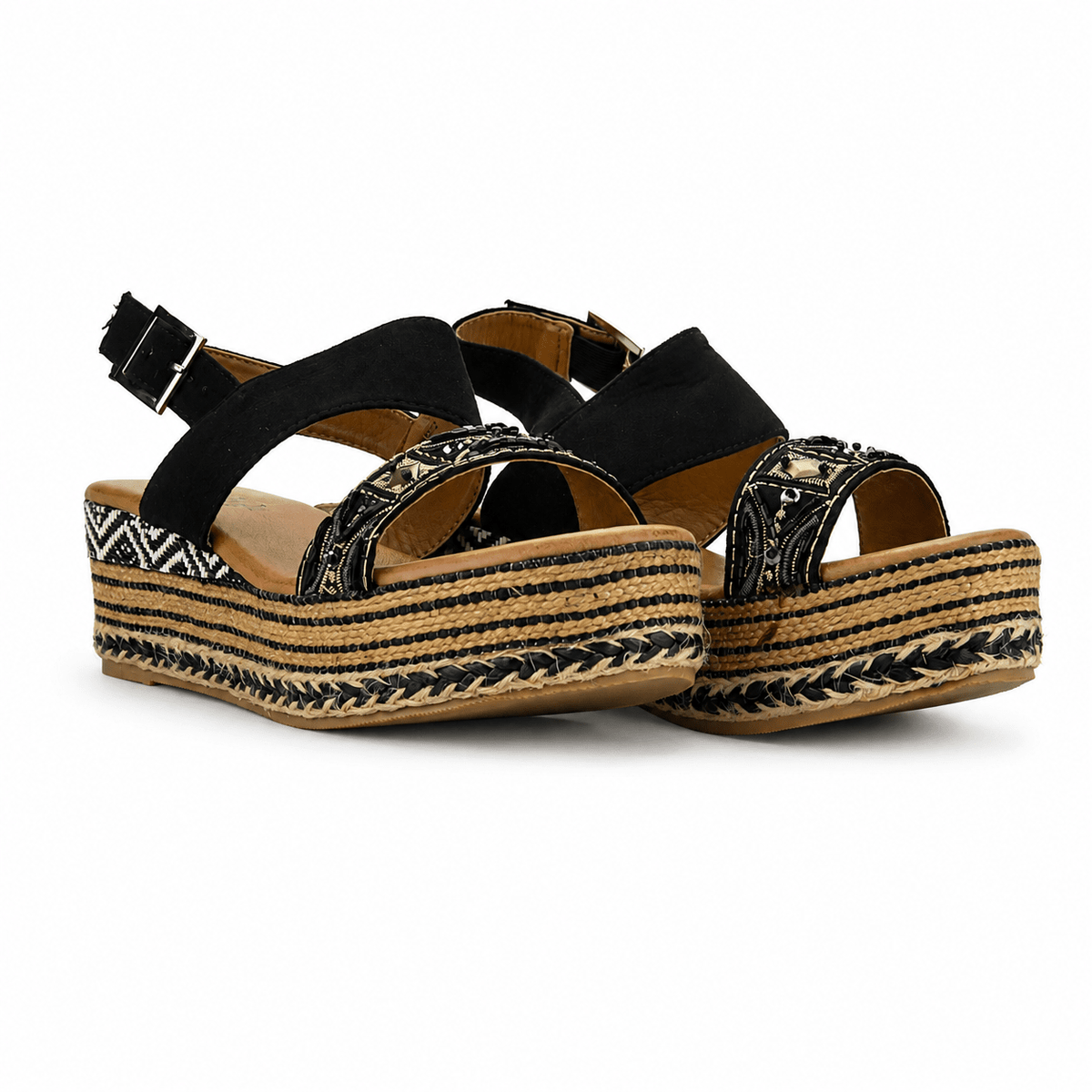 Sandalia Negro Mujer Casual Chalada Masie Chalada 