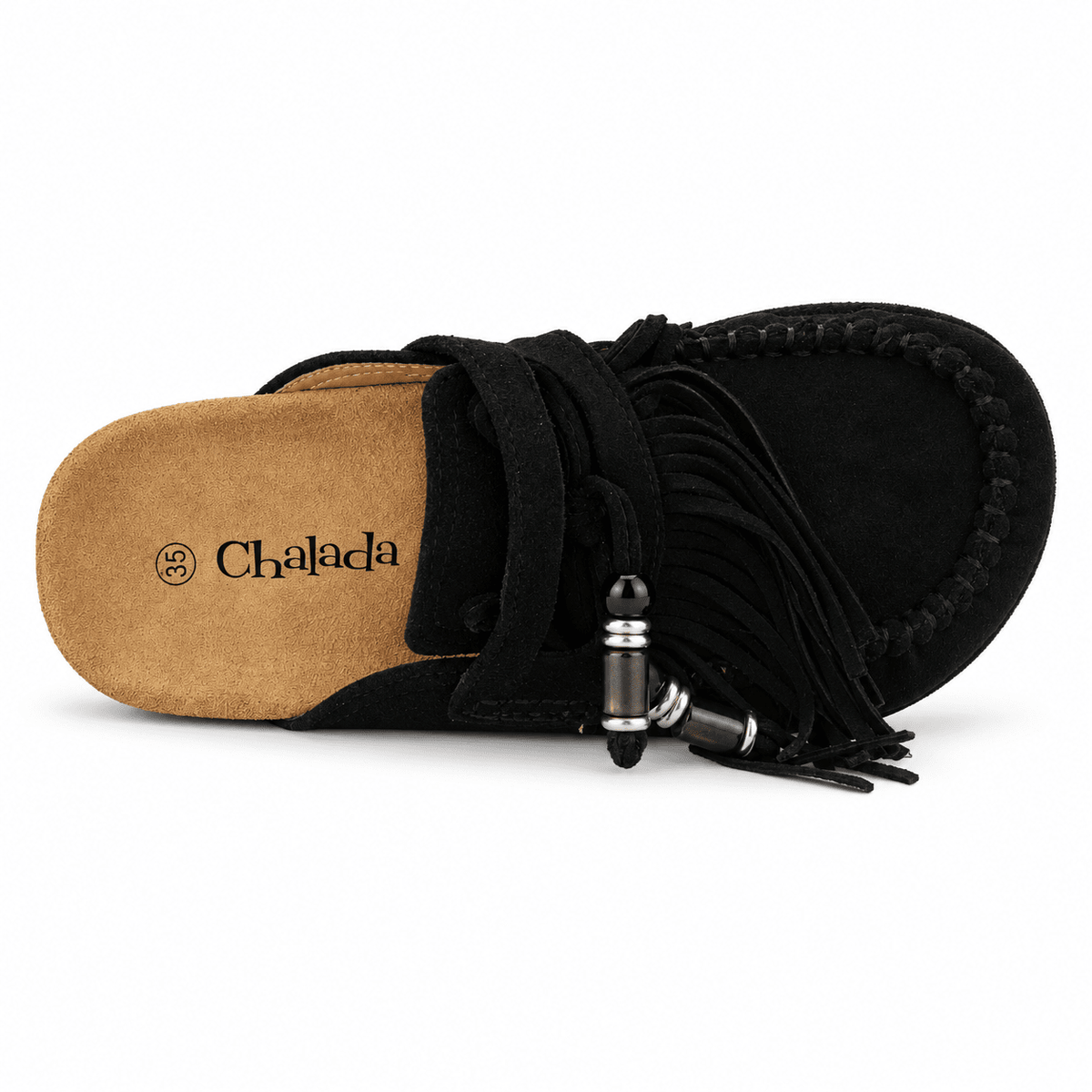 Sandalia Negro Mujer Casual Chalada Risco Chalada 