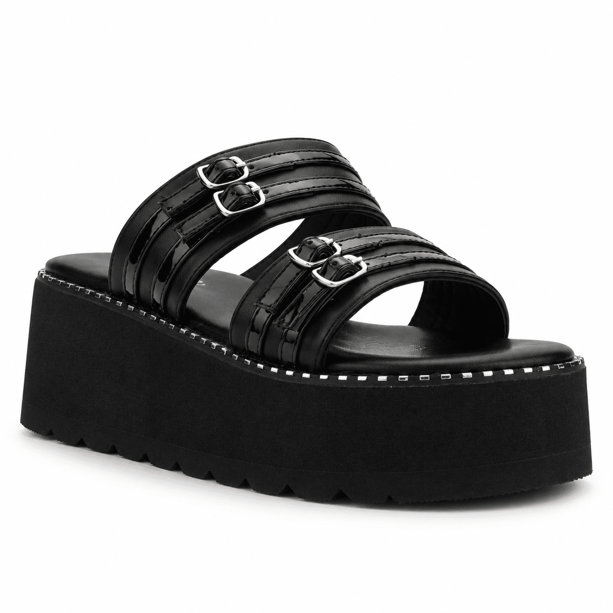 Sandalia Negro Mujer Casual Chalada Virken Chalada 