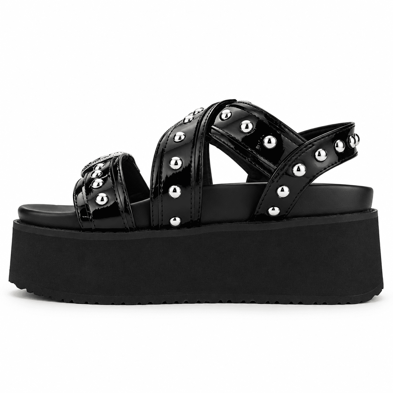 Sandalia Negro Mujer Casual Chalada Viru Chalada 