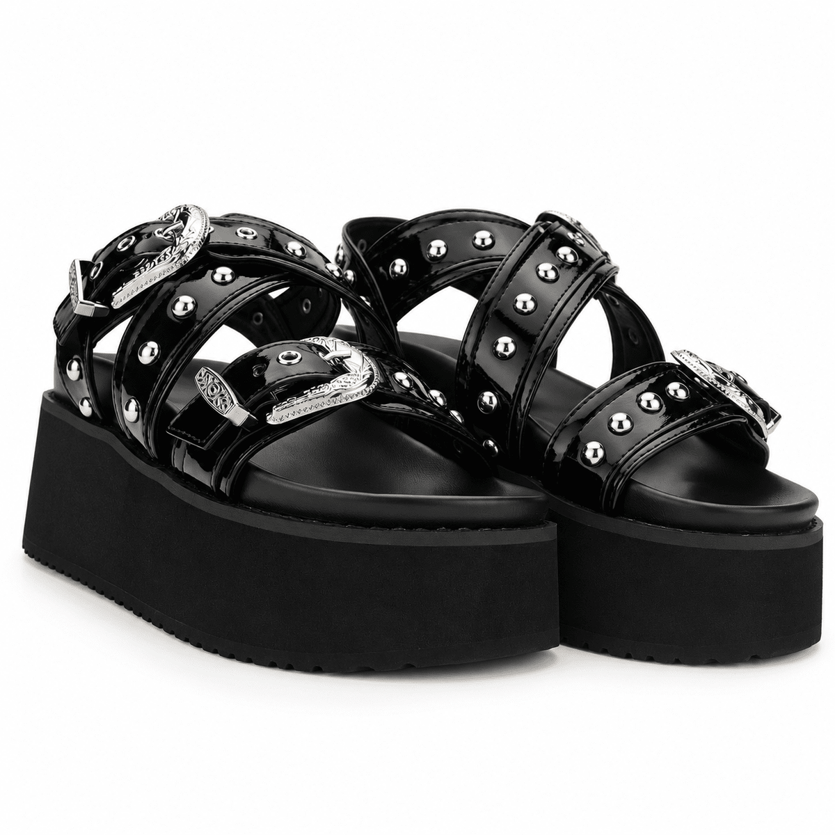Sandalia Negro Mujer Casual Chalada Viru Chalada 