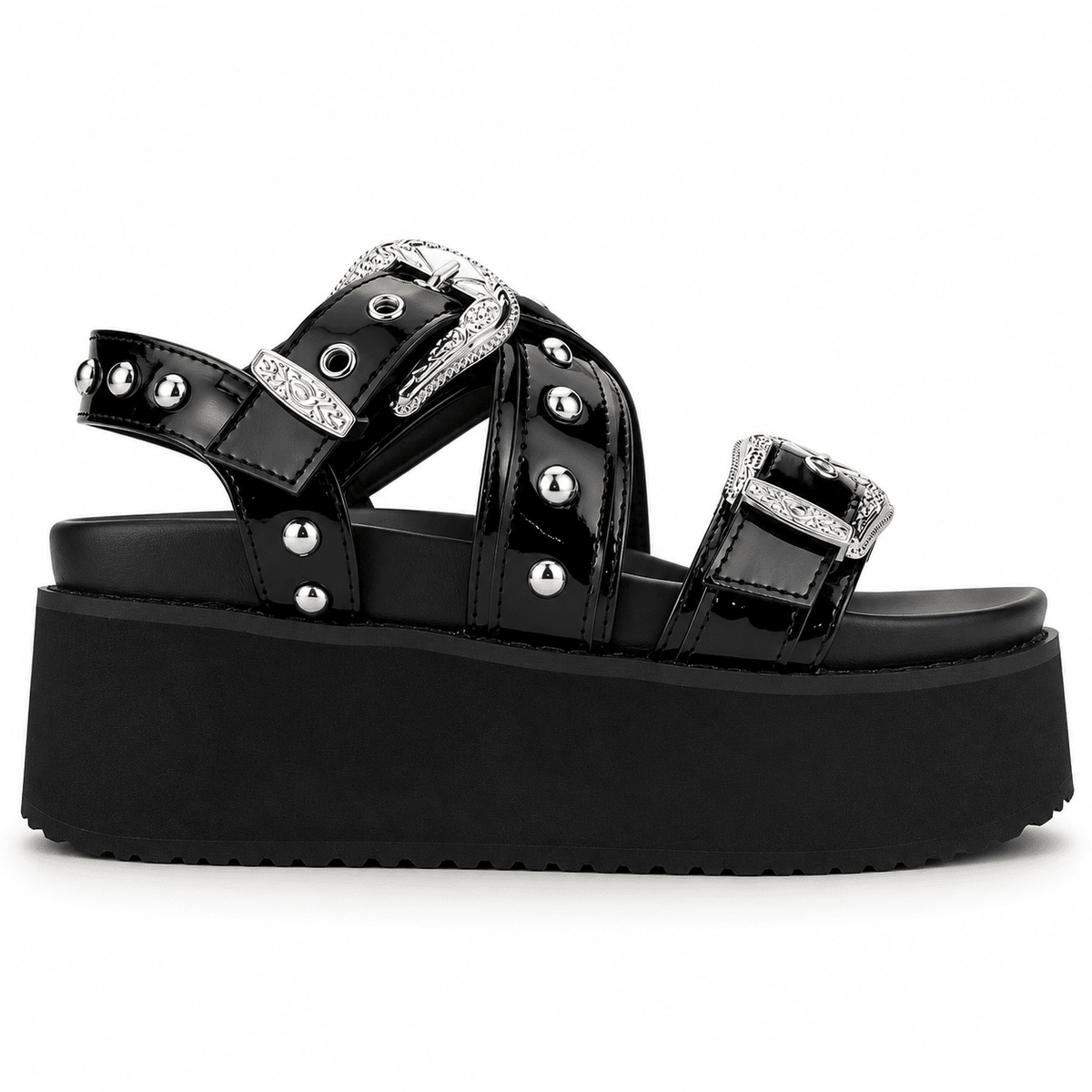 Sandalia Negro Mujer Casual Chalada Viru Chalada 