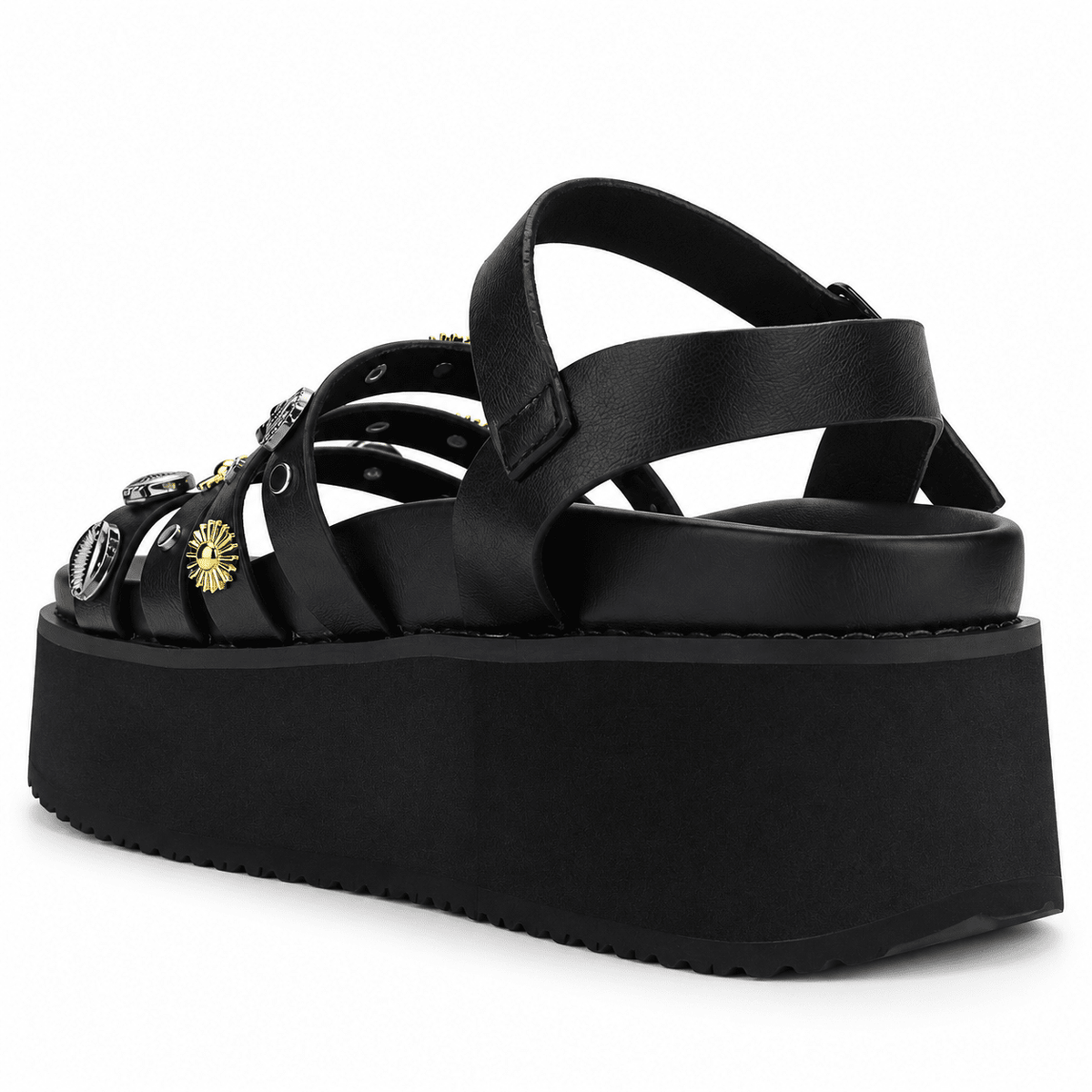 Sandalia Negro Mujer Casual Chalada Viru Chalada 