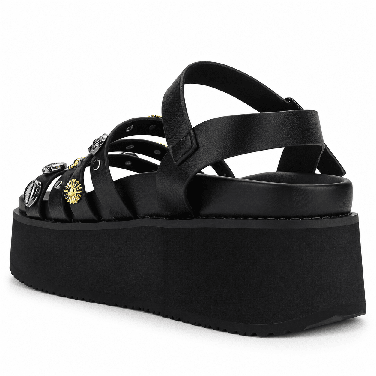 Sandalia Negro Mujer Casual Chalada Viru Chalada 