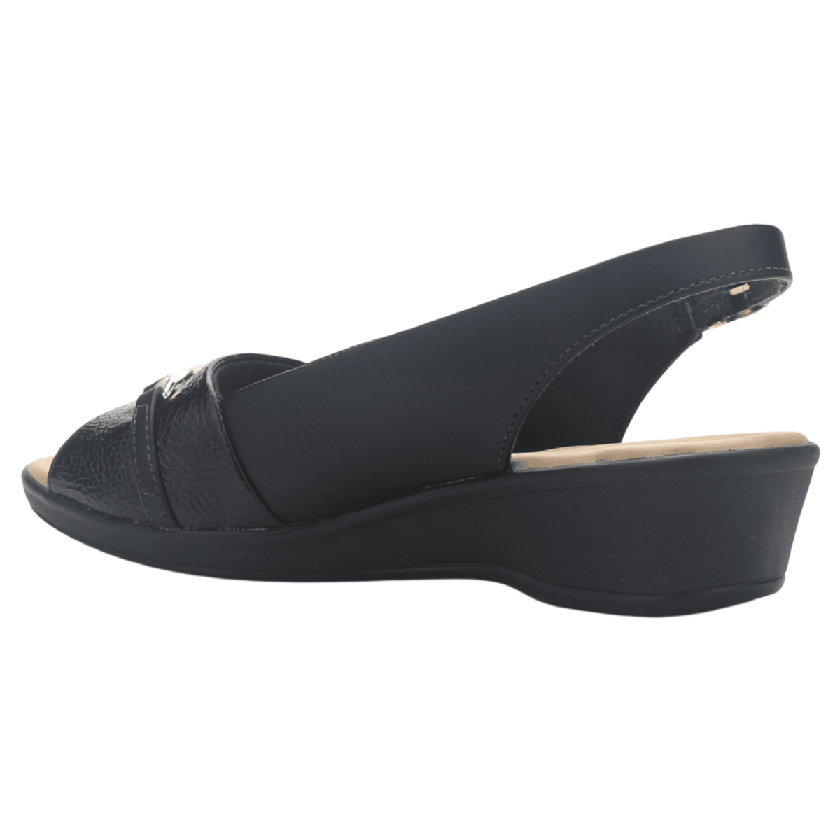 Sandalia Negro Mujer Comfortflex 2572404 Casual Sandalias Comfortflex 