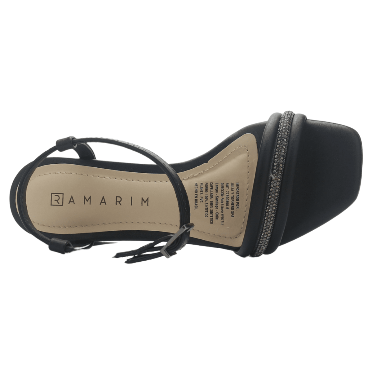 Sandalia Negro Mujer Ramarim 2530202 Casual Sandalias Ramarim 