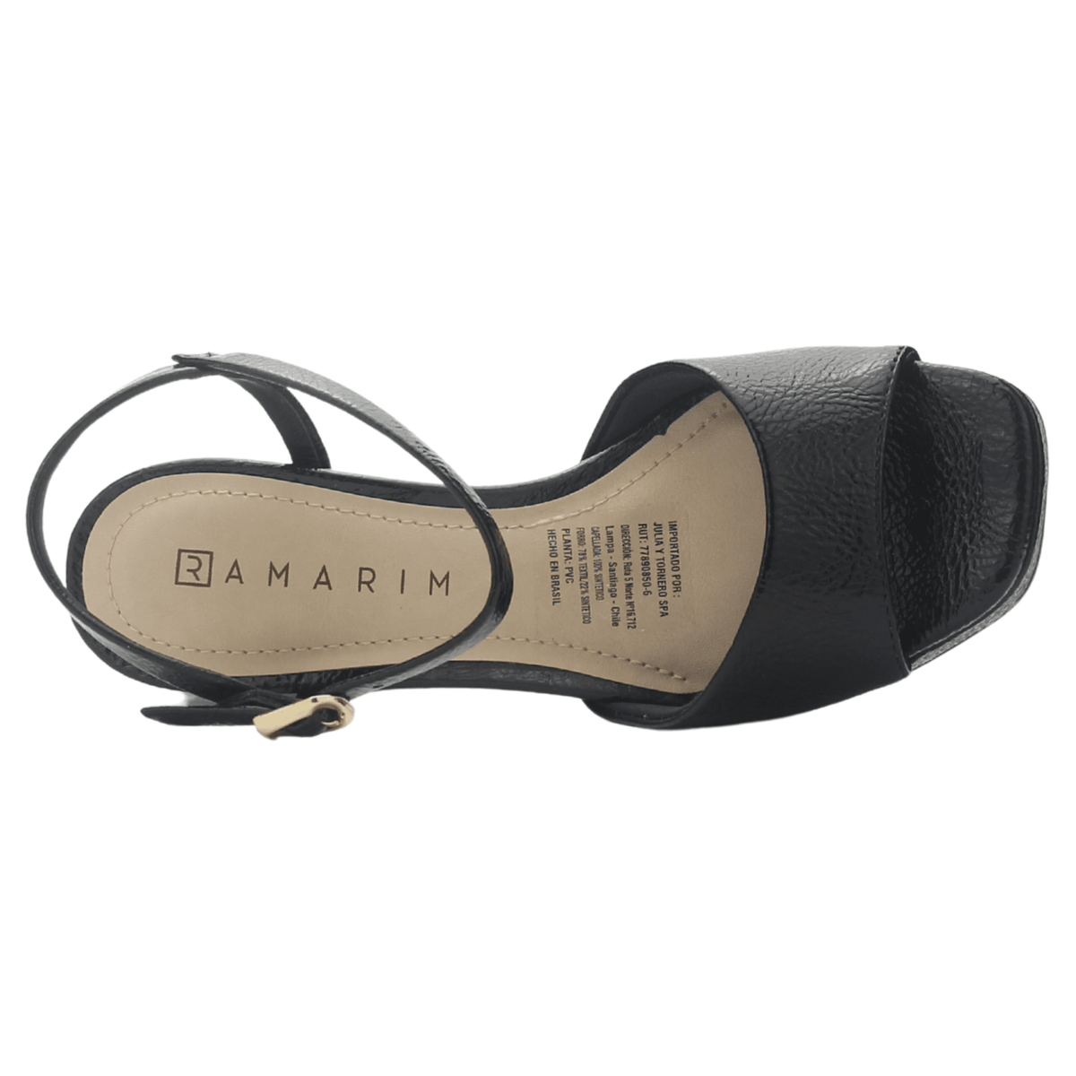 Sandalia Negro Mujer Ramarim 2557201 Casual Sandalias Ramarim 