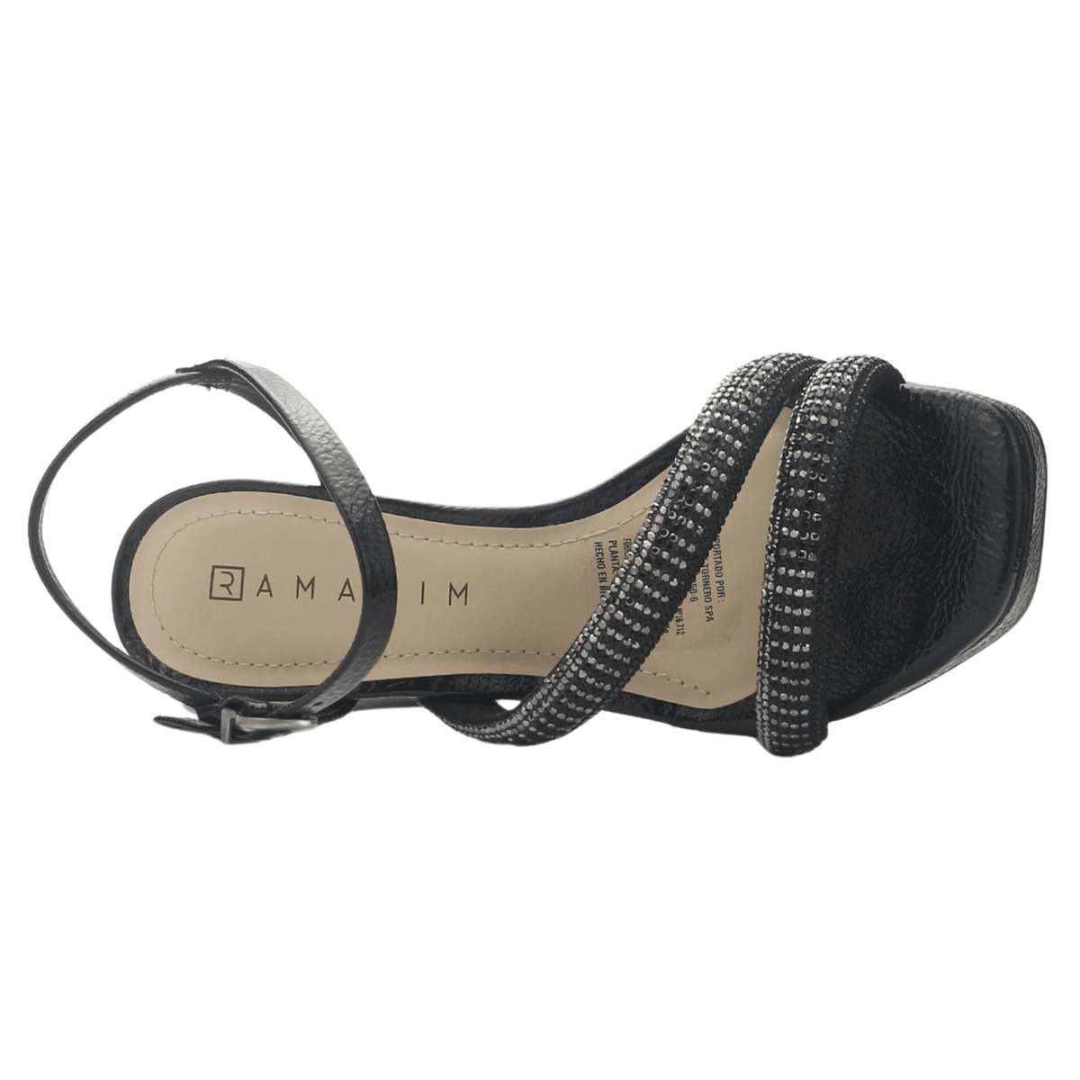 Sandalia Negro Mujer Ramarim 2557202 Casual Sandalias Ramarim 