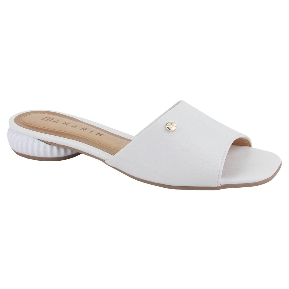 Sandalia Ramarim Mujer 213201 Blanco Casual Sandalias Taco Ramarim 